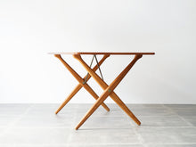 画像をギャラリービューアに読み込む, ハンスJウェグナーのX-ledテーブルAT308 Hans J. Wegner AT308 Table テーブルのX字に交差した脚