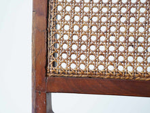 画像をギャラリービューアに読み込む, フリッツ・ヘニングセンのマホガニーとレザーと籐のダイニングチェア 北欧ビンテージ 椅子の背もたれの籐とマホガニーのフレーム