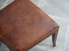 画像をギャラリービューアに読み込む, フリッツ・ヘニングセンのマホガニーとレザーと籐のダイニングチェア 北欧ビンテージ 椅子の座面