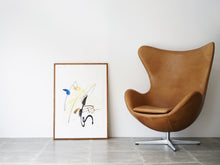 画像をギャラリービューアに読み込む, Mette Rix コンテンポラリーアート 現代アートとアルネヤコブセンのエッグチェア