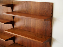 画像をギャラリービューアに読み込む, ポールカドヴィウス システムカドー ウォールユニット 本棚 Poul Cadovius System Cado チーク材のディスプレイ棚