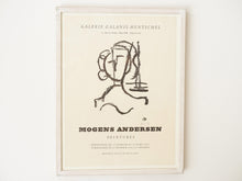 画像をギャラリービューアに読み込む, モーエンス・アンデルセン リトグラフのポスター デンマークの芸術家 Mogens Andersen Peintures Lithograph 絵の正面