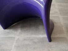 画像をギャラリービューアに読み込む, パントンチェア ヴィンテージ ハーマンミラー パープル 廃盤 紫 ヴェルナー・パントン Verner Panton Panton Chair purple herman miller 椅子の脚 擦り傷あり