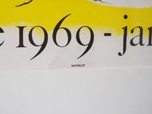 画像をギャラリービューアに読み込む, Marc Chagall The Yellow Background Lithographic poster Mourlot マルクシャガール 黄色の背景 ムルロ工房 ヴィンテージポスター シャガール リトグラフ