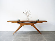 画像をギャラリービューアに読み込む, ヨハネス・アンダーセン スマイルテーブル ローテーブル北欧デザイン Johannes Andersen Model 206A