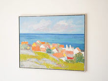 画像をギャラリービューアに読み込む, Per Flemming Scenery from Bornholm with ocean view デンマークの海の景色 油絵 インテリアアート