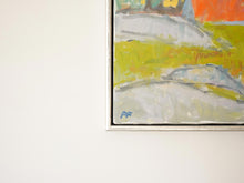 画像をギャラリービューアに読み込む, Per Flemming Scenery from Bornholm with ocean view デンマークの海の景色 油絵 インテリアアート PFのサイン入り