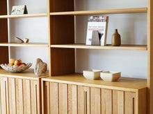 画像をギャラリービューアに読み込む, サクスボー窯 エヴァ・ステア・ニールセン Eva Stæhr-Nielsen Saxbo 本棚にコーディネートした花瓶