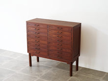 画像をギャラリービューアに読み込む, ヴィルヘルム・ラウリッツェン チェスト 引き出し 収納 アンティーク レトロ 北欧ビンテージ Vilhelm Lauritzen Chest デンマークデザインのチェスト