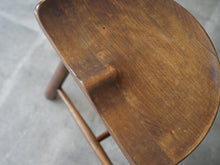 画像をギャラリービューアに読み込む, 北欧デザインのスツール 1960年代製ビンテージスツール アンティークのスツール シューメーカーチェア スツールの中央