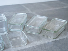 画像をギャラリービューアに読み込む, ワーゲンフェルド クブス ガラスコンテナ バウハウス Wilhelm Wagenfeld Kubus storage containers ガラス容器