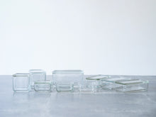 画像をギャラリービューアに読み込む, ワーゲンフェルド クブス ガラスコンテナ バウハウス Wilhelm Wagenfeld Kubus storage containers 9個セット