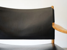 画像をギャラリービューアに読み込む, Per-Olof Scotte Premiär69 Chair OLD IKEA オールドイケア ビンテージチェア スウェーデン 北欧デザインのアームチェア 黒革の背もたれ
