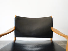 画像をギャラリービューアに読み込む, Per-Olof Scotte Premiär69 Chair OLD IKEA オールドイケア ビンテージチェア スウェーデン 北欧デザインのアームチェア 黒革の背もたれ
