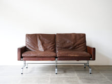 画像をギャラリービューアに読み込む, ポール・ケアホルムのEKC製ソファ Poul Kjærholm PK31 Sofa 二人掛けソファ
