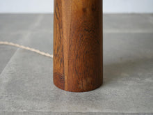 画像をギャラリービューアに読み込む, Danish Design Teak Rosewood Table Lamp デンマークデザイン ローズウッド チーク ビンテージライト サイドランプ 北欧ヴィンテージ テーブルランプ