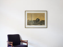 画像をギャラリービューアに読み込む, Folmer Bendtsen Lithograph デンマーク画家 リトグラフ北欧 インテリアアートとフィンユールのアームチェア