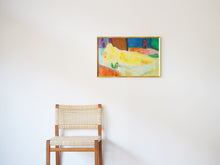 画像をギャラリービューアに読み込む, Buster Bruun Reclining model Oil painting デンマーク絵画 インテリアアート北欧 油絵 油彩画 絵と椅子 ボーエモーエンセン BM61