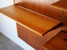 画像をギャラリービューアに読み込む, フィンユール ボヴィルケ製のウォールユニット 北欧ヴィンテージ 壁付け棚 Finn Juhl BO71 Bovirke wall shelving system パイン材の棚板