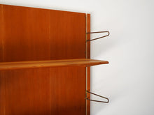 画像をギャラリービューアに読み込む, フィンユール ボヴィルケ製のウォールユニット 北欧ヴィンテージ 壁付け棚 Finn Juhl BO71 Bovirke wall shelving system 真鍮のブックエンド