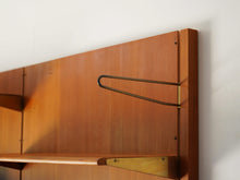画像をギャラリービューアに読み込む, フィンユール ボヴィルケ製のウォールユニット 北欧ヴィンテージ 壁付け棚 Finn Juhl BO71 Bovirke wall shelving system 真鍮のブックエンド
