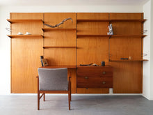 画像をギャラリービューアに読み込む, フィンユール ボヴィルケ製のウォールユニット 北欧ヴィンテージ 壁付け棚 Finn Juhl BO71 Bovirke wall shelving system