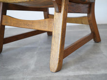 画像をギャラリービューアに読み込む, Dittmann & Co Chair easychair イージーチェア オランダデザイン 1960年代ヴィンテージチェア オークの椅子の前足