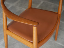 画像をギャラリービューアに読み込む, Hans J. Wegne JH503 Johannes Hansen ハンスJウェグナー ザ・チェア マホガニーとレザー 名作チェア デザイナーズチェア ヴィンテージ ウェグナーのアームチェア