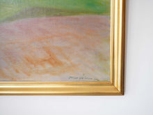 画像をギャラリービューアに読み込む, Poul Sørensen Landscape ポールソーレンセン 風景画 キャンバスに油彩 北欧ヴィンテージ サインあり