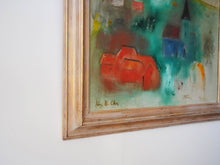 画像をギャラリービューアに読み込む, Kai E Christensen Landscape 北欧デンマーク風景画 インテリアアート 油彩 油絵 額縁付き