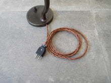 画像をギャラリービューアに読み込む, Danish Design Table Lamp 1940年代 真鍮製 デンマークデザイン オパールガラス シェード ヴィンテージテーブルランプのコード