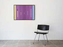 画像をギャラリービューアに読み込む, Jes Nordby Composition with matches with Nanna Ditzel Model 150 Badmintion Chair イェスノルドビー マッチ棒のコンポジション デンマーク 油彩 キャンバスとナナ ヨルゲン ディッツェルバドミントンチェア