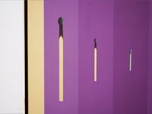 画像をギャラリービューアに読み込む, Jes Nordby Composition with matches イェスノルドビー マッチ棒のコンポジション デンマーク 油彩 キャンバス