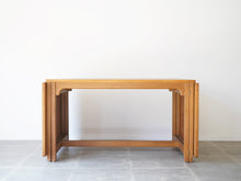 画像をギャラリービューアに読み込む, ボーエモーエンセン ライブラリーテーブル 北欧デザイン ダイニングテーブル 延長式テーブル オーク ビンテージ PLauritsen Børge Mogensen BM71 Library Table Table テーブルの正面