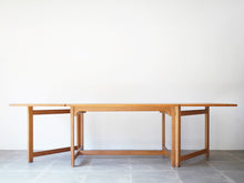画像をギャラリービューアに読み込む, ボーエモーエンセン ライブラリーテーブル 北欧デザイン ダイニングテーブル 延長式テーブル オーク ビンテージ PLauritsen Børge Mogensen BM71 Library Table Table