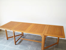 画像をギャラリービューアに読み込む, ボーエモーエンセン ライブラリーテーブル 北欧デザイン ダイニングテーブル 延長式テーブル オーク ビンテージ PLauritsen Børge Mogensen BM71 Library Table Table テーブルの天面