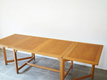 画像をギャラリービューアに読み込む, ボーエモーエンセン ライブラリーテーブル 北欧デザイン ダイニングテーブル 延長式テーブル オーク ビンテージ PLauritsen Børge Mogensen BM71 Library Table Table テーブルの天面