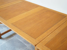 画像をギャラリービューアに読み込む, ボーエモーエンセン ライブラリーテーブル 北欧デザイン ダイニングテーブル 延長式テーブル オーク ビンテージ PLauritsen Børge Mogensen BM71 Library Table Table テーブルの天板 四角の縁