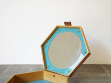 画像をギャラリービューアに読み込む, Susanne Tucker Jewellery box swedish design 1960s vintage 北欧ヴィンテージ 小物入れ 宝石箱 スザンヌ・タッカー ジュエリーボックスの蓋に鏡付き