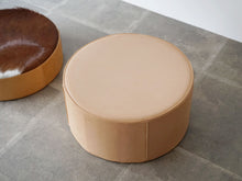 画像をギャラリービューアに読み込む, イヴァン・シュレクターのクッション 天然革張り 北欧ビンテージ家具 Ivan Schlechter Pouf with natural leather クッション