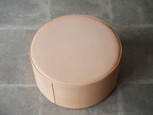 画像をギャラリービューアに読み込む, イヴァン・シュレクターのクッション 天然革張り 北欧ビンテージ家具 Ivan Schlechter Pouf with natural leather クッションの天面