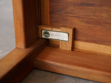 画像をギャラリービューアに読み込む, ボーエ・モーエンセン コーヒーテーブル ローテーブル 長方形のテーブル Børge Mogensen rectangular Coffee table 北欧デザインのミニテーブルの裏面にラベル