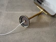 画像をギャラリービューアに読み込む, パレスウェンソンのウォールランプ 真鍮製のブラケットライト 壁掛け照明 Palle Suenson Brass wall lamp 1930-1940s 北欧ビンテージ照明のコード