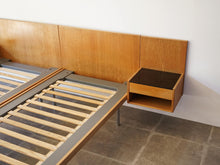 画像をギャラリービューアに読み込む, ハンスJウェグナーのベッド ゲタマ製ビンテージ オーク サイドテーブル付き ダブルベッド クイーンサイズベッド北欧 Hans J Wegner GE705 Bed oak Getama vintage ウェグナーのベッド サイドボード付き