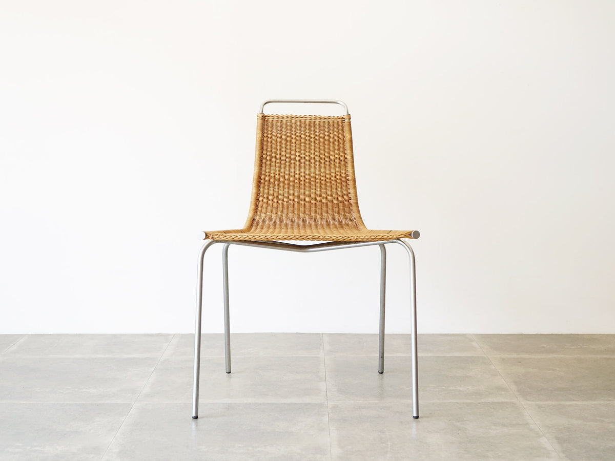 CARLHANSEN&SON ポールケアホルム PK1チェア 廃盤・ラタン仕様 Poul Kjærholm（ポール・ケアホルム）PK1 チェア EKC製ヴィンテージ