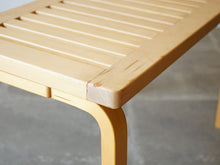 画像をギャラリービューアに読み込む, Alvar Aalto Artek アルヴァ アアルト アルテック 北欧ヴィンテージ デザイナーズチェア 樺 バーチ ベンチの座面