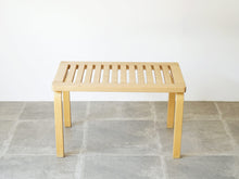 画像をギャラリービューアに読み込む, Alvar Aalto Artek アルヴァ アアルト アルテック 北欧ヴィンテージ デザイナーズチェア 樺 バーチ ベンチ