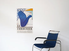 画像をギャラリービューアに読み込む, Le Corbusier Exhibition poster from Statens Museum for Kunst ル コルビュジエ ヴィンテージポスター デンマーク コルビュジエとマルセルブロイヤー