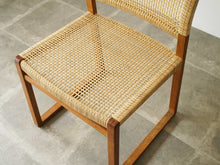 画像をギャラリービューアに読み込む, Børge Mogensen(ボーエ・モーエンセン) Model BM61 チェア 籐のダイニングチェア 椅子の座面 籐は張り替え済