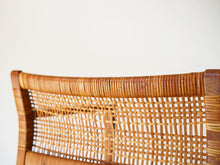画像をギャラリービューアに読み込む, ボーエモーエンセン ダイニングチェア アームあり オークと籐 Børge Mogensen Model BM62 Chair モーエンセンのアームチェアの背もたれ